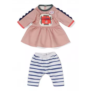 Poppenjurk ZAPF BABY born Jurk Dschungel voor 36 cm poppen, meerkleurig, opvouwbaar, vanaf 1 jaar