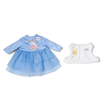 Poppenjurk ZAPF BABY born Winterjurk voor 36 cm poppen, meerkleurig, opvouwbaar, leeftijd 1+