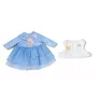 Poppenjurk ZAPF BABY born Winterjurk voor 36 cm poppen, meerkleurig, opvouwbaar, leeftijd 1+