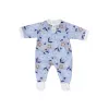 Poppenromper ZAPF BABY born Romper Blauw voor 43 cm poppen, stof, opvouwbaar, leeftijd 3+