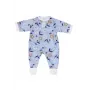 Poppenromper ZAPF BABY born Romper Blauw voor 43 cm poppen, stof, opvouwbaar, leeftijd 3+