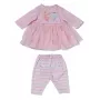 Poppenkledingset ZAPF BABY born Jurk Rose voor 36 cm poppen, meerkleurig, opvouwbaar, leeftijd 1+