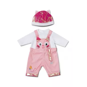 Poppenkledingset ZAPF BABY born Romper met muts voor 43 cm poppen, meerkleurig, opvouwbaar, vanaf 3 jaar