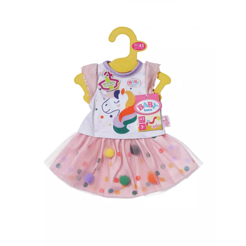 BABY born Tutu-jurk Eenhoorn 43cm poppenjurk