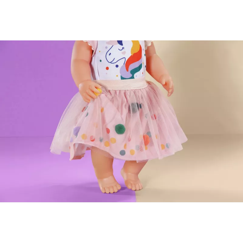 BABY born Tutu-jurk Eenhoorn 43cm poppenjurk