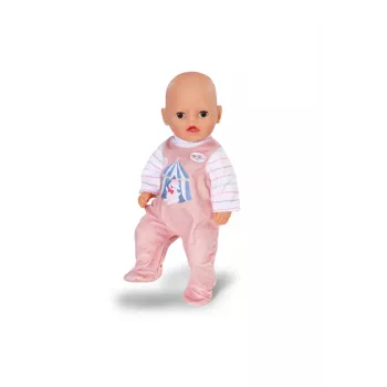 Poppenromper ZAPF BABY born Romper Apricot voor 36 cm poppen, stof, meerkleurig, opvouwbaar, leeftijd 1+