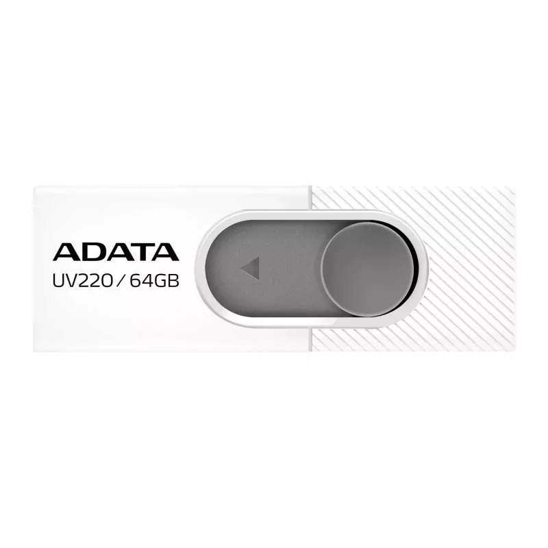 ADATA UV220 USB-flashstation 64 GB USB Type-A 2.0 grijs, wit