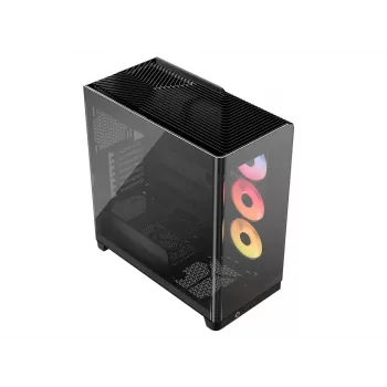 PC-behuizing Corsair 4500X LX-R RGB Tempered Glass Midi Tower zwart