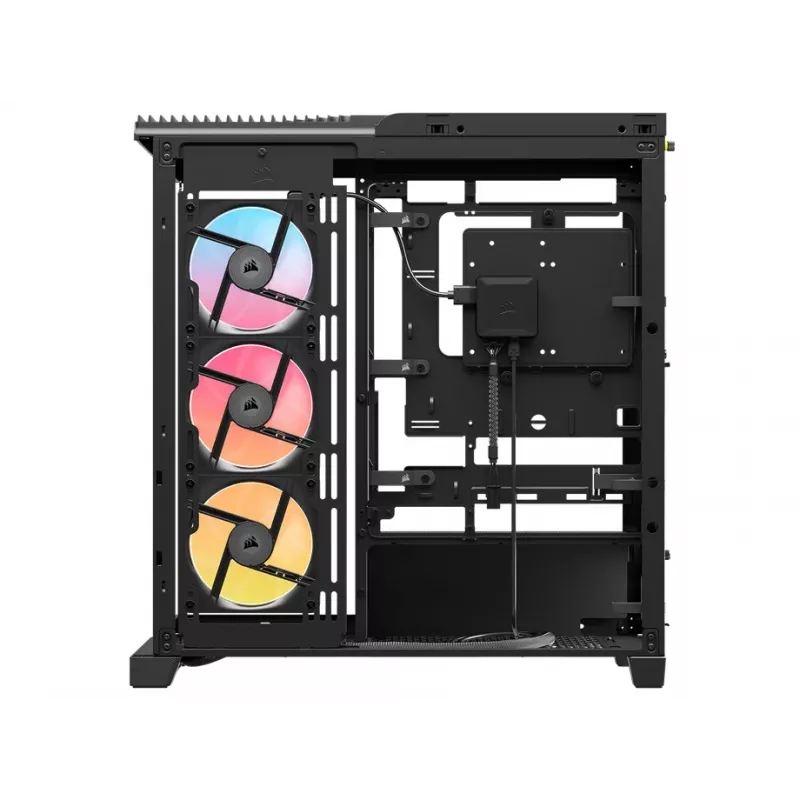 PC-behuizing Corsair 4500X LX-R RGB Tempered Glass Midi Tower zwart