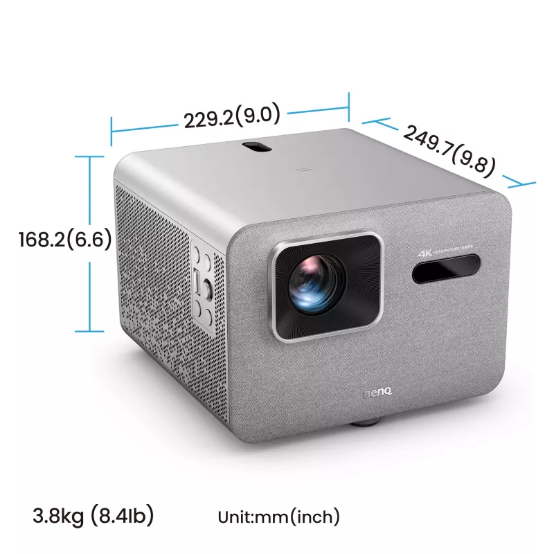 BenQ TK705STi kortafstandprojector — DLP UHD 4K (3840×2160), 3000 ANSI-lumen, LED-lichtbron, 16:9, offset 100 %