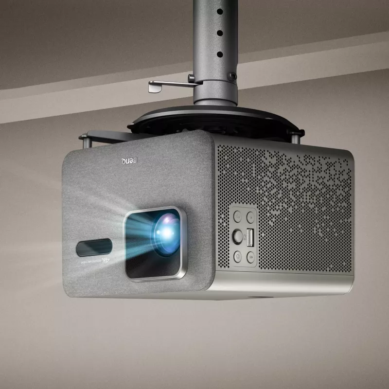 BenQ TK705STi kortafstandprojector — DLP UHD 4K (3840×2160), 3000 ANSI-lumen, LED-lichtbron, 16:9, offset 100 %