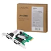LogiLink PC0031 PCIe-interfacekaart, 2x serieel (COM)