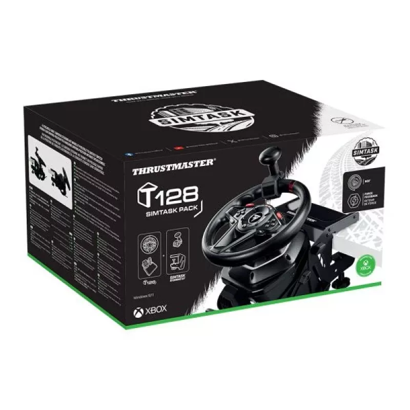 Thrustmaster T128 zwart USB-stuur + pedalen analoog PC, Xbox One, Xbox Series S, Xbox Series X