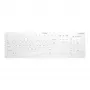 Contour Design Active Key Contour QuickClean medisch toetsenbord afneembare afdekking full-size draadloos wit DE C8112