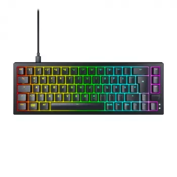 CHERRY K5V2 compact toetsenbord gaming USB QWERTZ Duits zwart 68 keys RGB LED