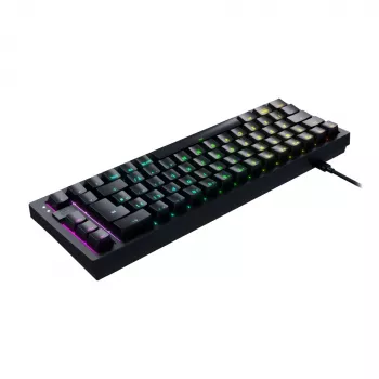 CHERRY K5V2 compact toetsenbord gaming USB QWERTZ Duits zwart 68 keys RGB LED