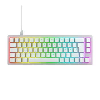 CHERRY K5V2 compact toetsenbord gaming USB QWERTZ Duits wit 68 toetsen RGB LED