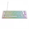 CHERRY XTRFY K5V2 RGB compact bedraad mechanisch 65%-gamingtoetsenbord, CHERRY MX2A Red, Duitse QWERTZ-indeling, wit