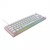 CHERRY XTRFY K5V2 RGB compact bedraad mechanisch 65%-gamingtoetsenbord, CHERRY MX2A Red, Duitse QWERTZ-indeling, wit