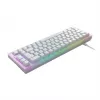 CHERRY XTRFY K5V2 RGB compact bedraad mechanisch 65%-gamingtoetsenbord, CHERRY MX2A Red, Duitse QWERTZ-indeling, wit