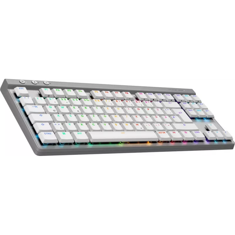 Logitech G515 LIGHTSPEED TKL draadloos gamingtoetsenbord, QWERTZ Duits, wit