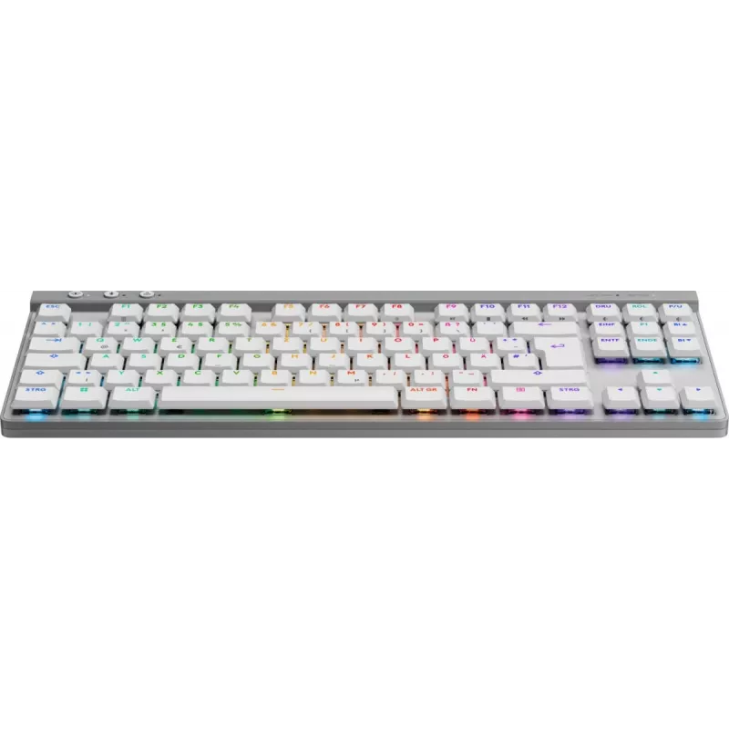 Logitech G515 LIGHTSPEED TKL draadloos gamingtoetsenbord, QWERTZ Duits, wit