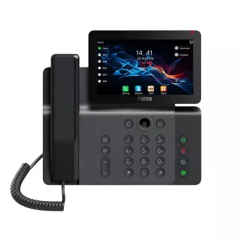 IP-telefoon Fanvil V66 donkergrijs – 20 lijnen, 7 inch IPS-touchscreen, WLAN, PoE, Bluetooth