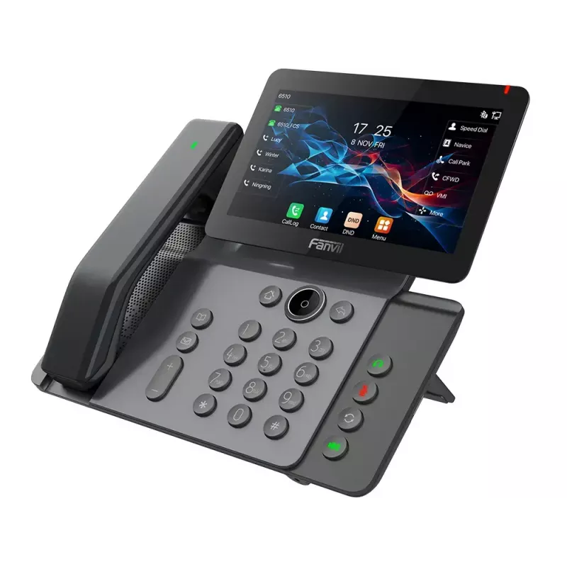 Fanvil V66 Pro IP-telefoon, SIP, PoE, Gigabit, USB, Bluetooth, Wi-Fi, Bluetooth-hoorn