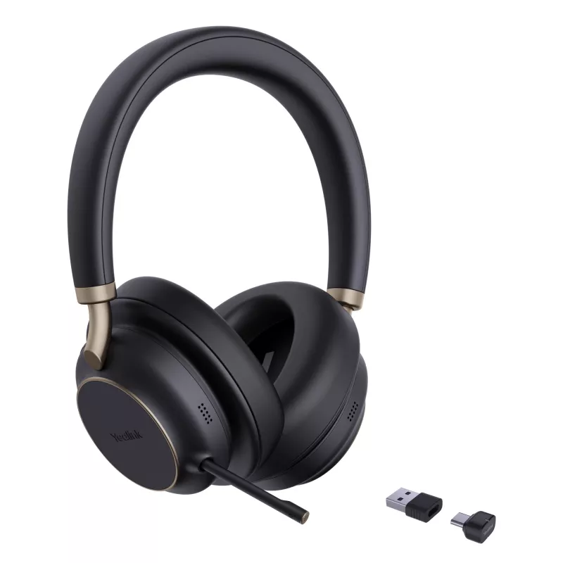 Yealink BH76 Plus UC zwart USB-C/A headset
