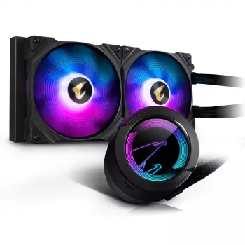 GIGABYTE AORUS WATERFORCE 280 processor all-in-one-vloeistofkoeler zwart