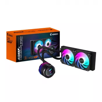 All-in-one-vloeistofkoeler GIGABYTE AORUS WATERFORCE X II 240 2x120mm ARGB-ventilator