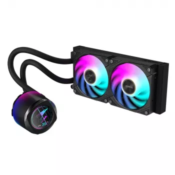 All-in-one-vloeistofkoeler GIGABYTE AORUS WATERFORCE X II 240 2x120mm ARGB-ventilator