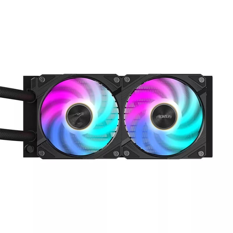 All-in-one-vloeistofkoeler GIGABYTE AORUS WATERFORCE X II 240 2x120mm ARGB-ventilator