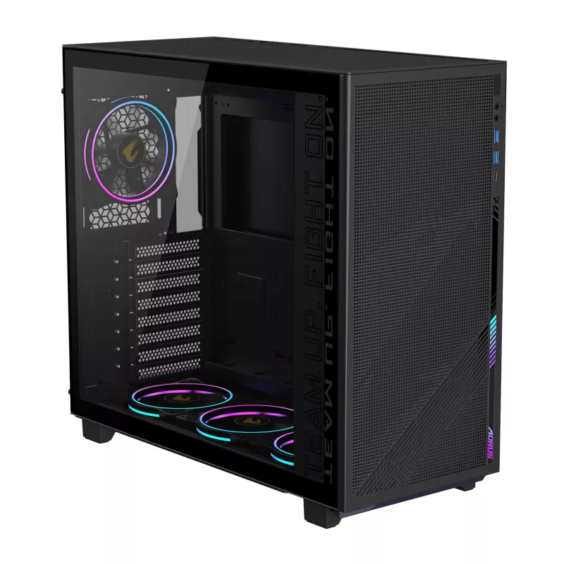 PC-behuizing GIGABYTE C400 midi tower zwart