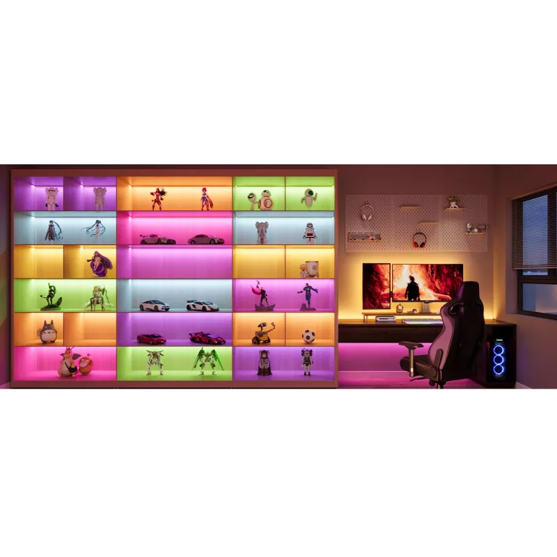 Slimme LED-strip Govee Strip Light S 5m – WLAN/Bluetooth, RGBIC, 5.000 mm, wit