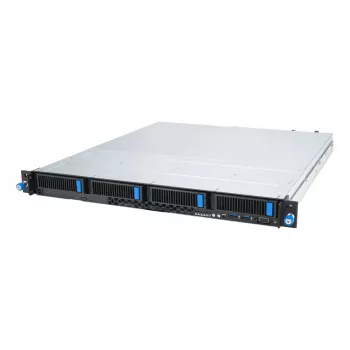 Rackserver ASUS RS300-E12-RS4, 1U, Intel C262, LGA1700, Xeon E-2400, 4x hot-swap 3,5-inch-bays, 450W voeding, DDR5 UDIMM tot 128 GB