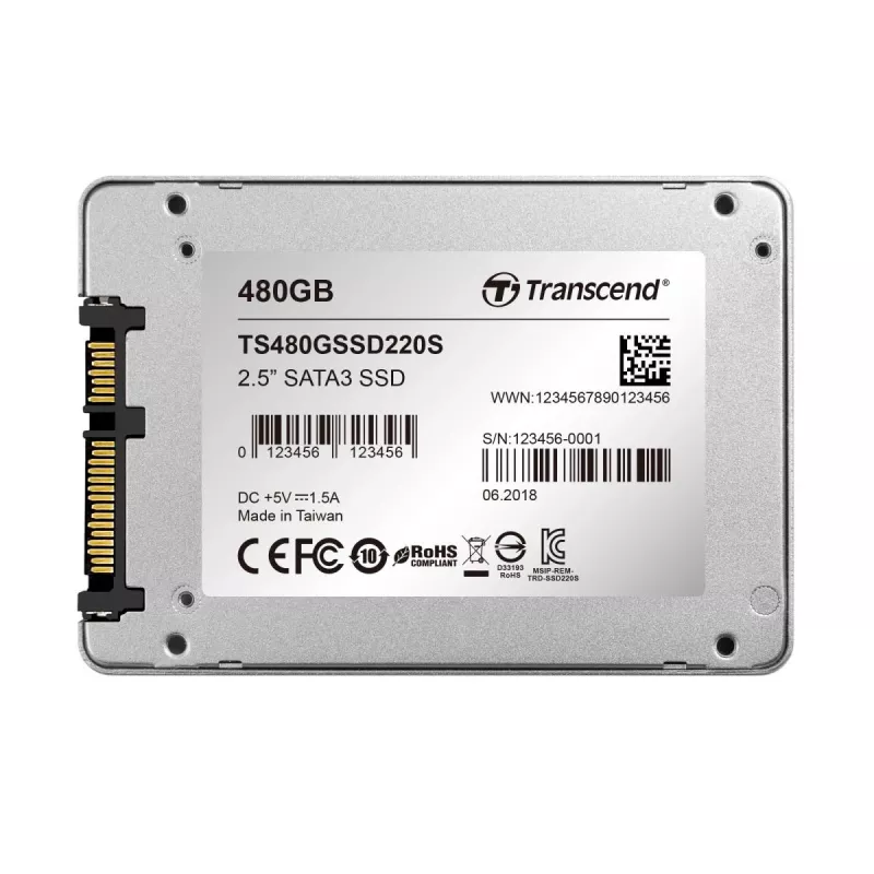 SSD Transcend 480 GB 2,5 inch SATA III TS480GSSD220S