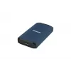 TRANSCEND SSD - Esd410c draagbare schijf - 4 TB - USB Type-C / A - donkerblauw