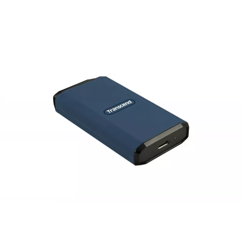 TRANSCEND SSD - Esd410c draagbare schijf - 4 TB - USB Type-C / A - donkerblauw