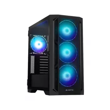 Chieftec pc-behuizing GA-01B-L-OP APEX LUMO midi tower zwart