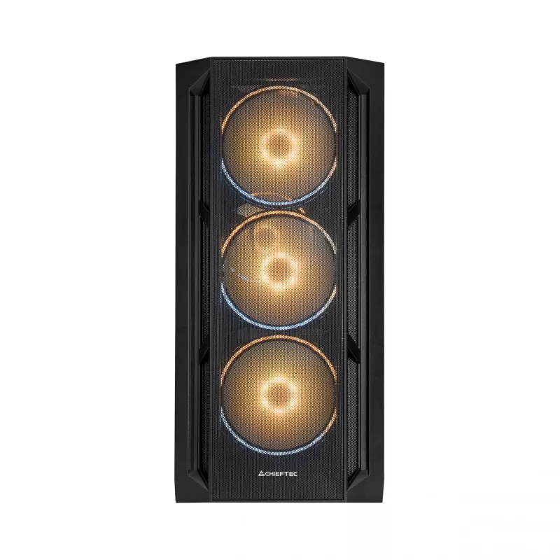 Chieftec pc-behuizing GA-01B-L-OP APEX LUMO midi tower zwart
