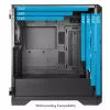 Chieftec pc-behuizing GA-01B-L-OP APEX LUMO midi tower zwart