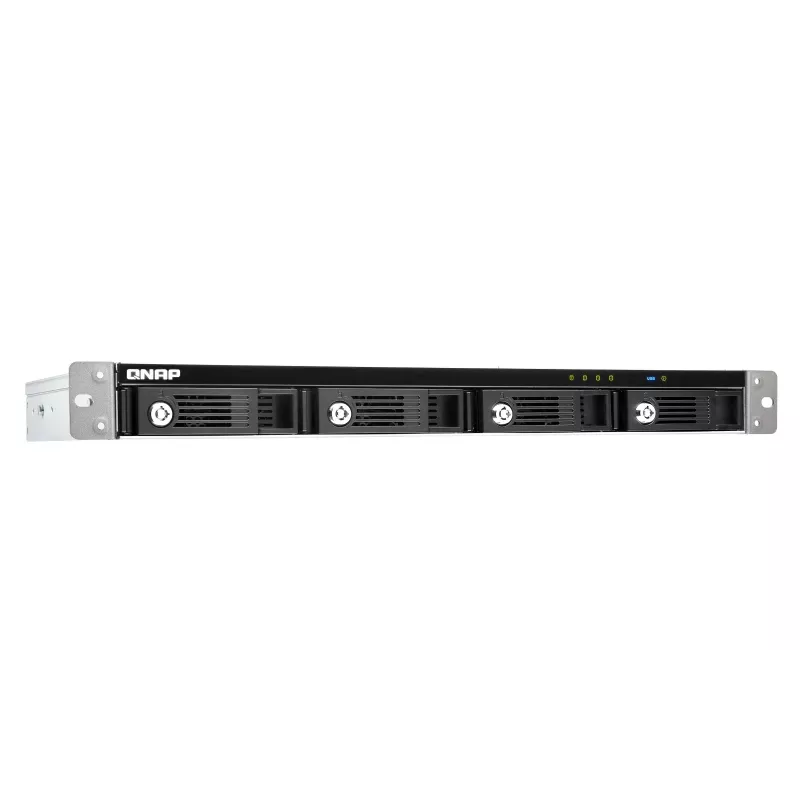 QNAP 4-bay 1U 12 short-depth rackmount 3,5