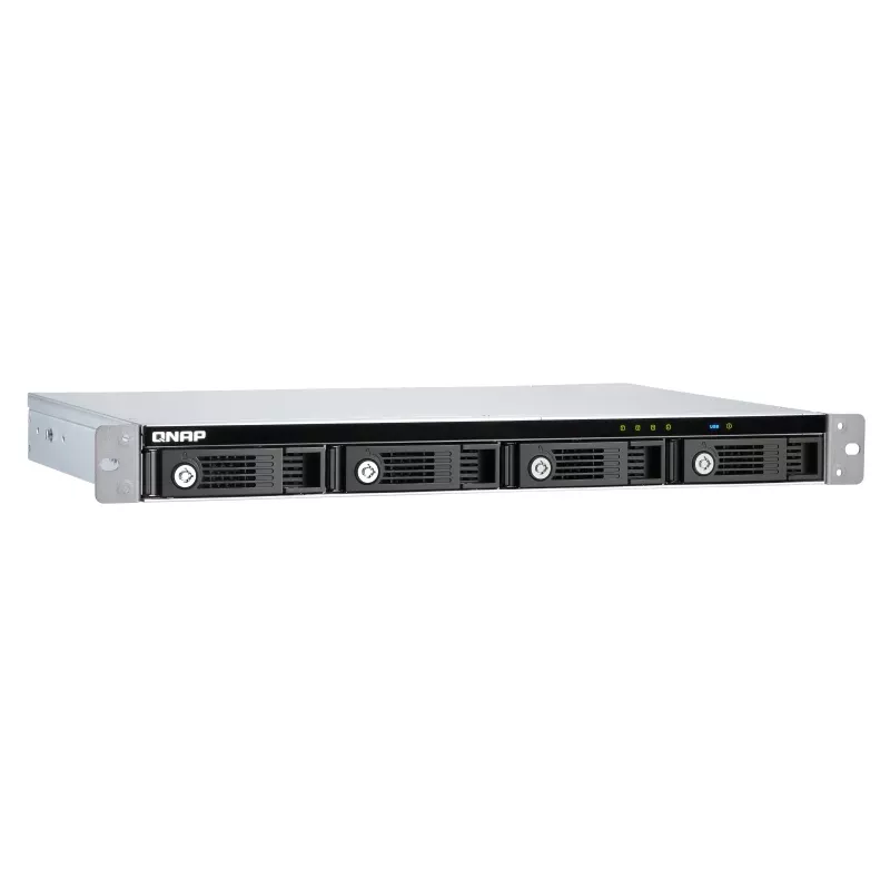 QNAP 4-bay 1U 12 short-depth rackmount 3,5