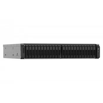 QNAP TS-h2490FU NAS rack (2U) EPYC 7302P 128 GB DDR4 0 TB QuTS hero Black, grijs