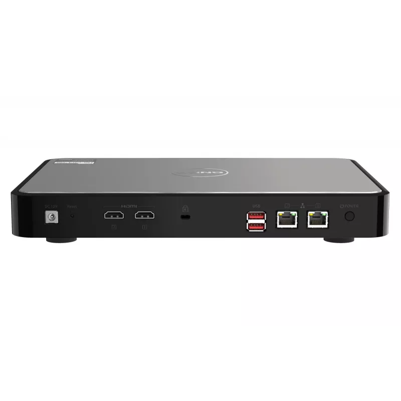 QNAP HS-264 NAS desktop Intel® Celeron® N5105 8 GB 0 TB QNAP Turbo System zwart