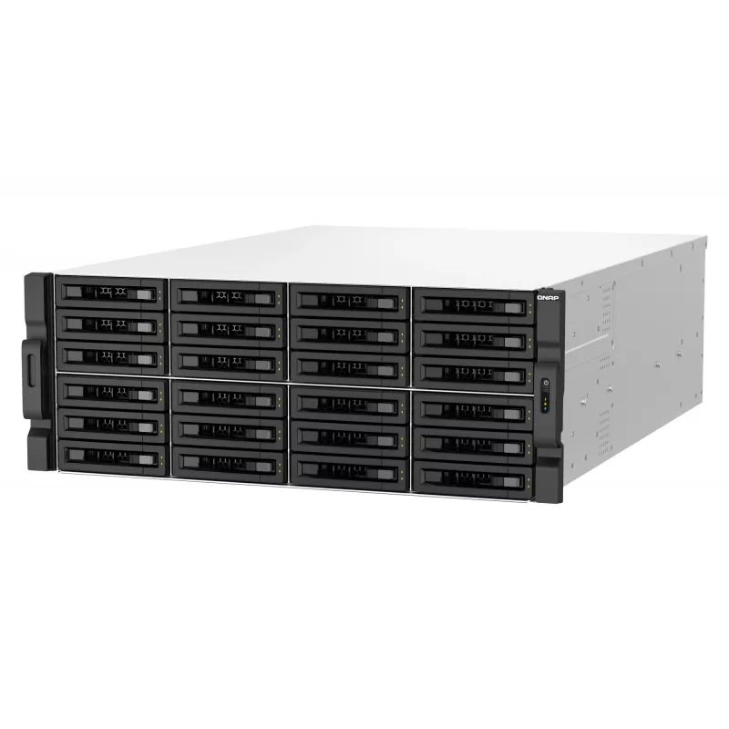 QNAP TS-H3087XU-RP NAS rack (4U) Intel Xeon E E-2378 64 GB DDR4 0 TB QuTS hero Black, wit