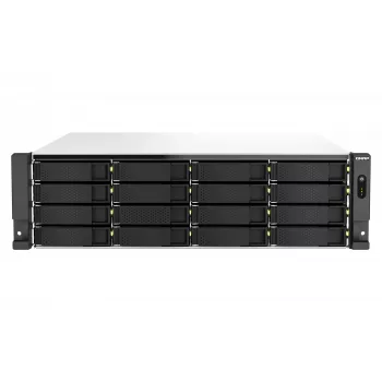 QNAP TS-h2287XU-RP NAS rack (3U) Intel Xeon E E-2336 32 GB DDR4 0 TB QuTS hero Black, wit