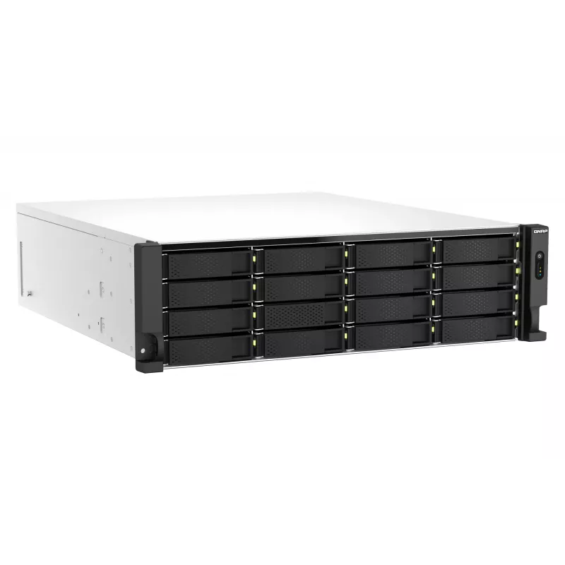 QNAP TS-h2287XU-RP NAS rack (3U) Intel Xeon E E-2336 32 GB DDR4 0 TB QuTS hero Black, wit