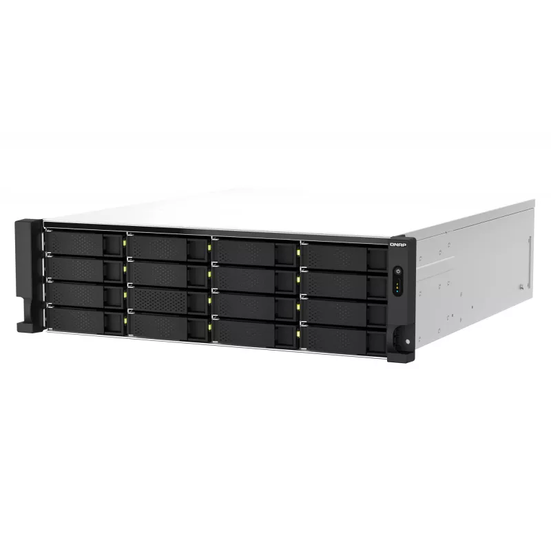 QNAP TS-h2287XU-RP NAS rack (3U) Intel Xeon E E-2336 32 GB DDR4 0 TB QuTS hero Black, wit
